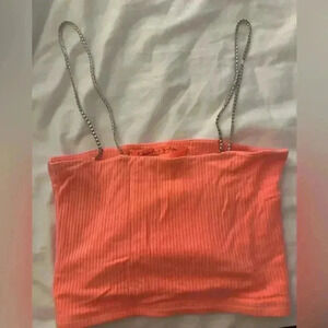 tube top neon rhinestone straps​